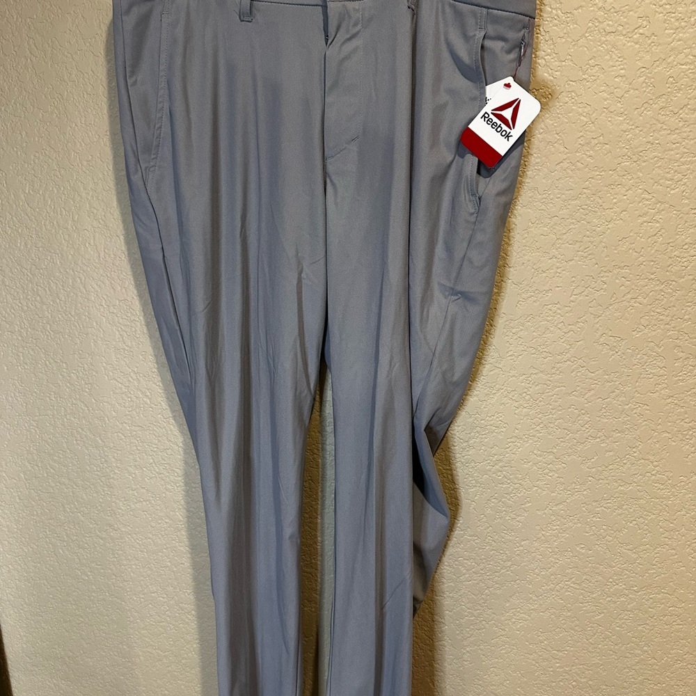 Reebok Men's Sleek Gray Dress Pants